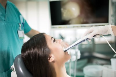 Women under dental treatment