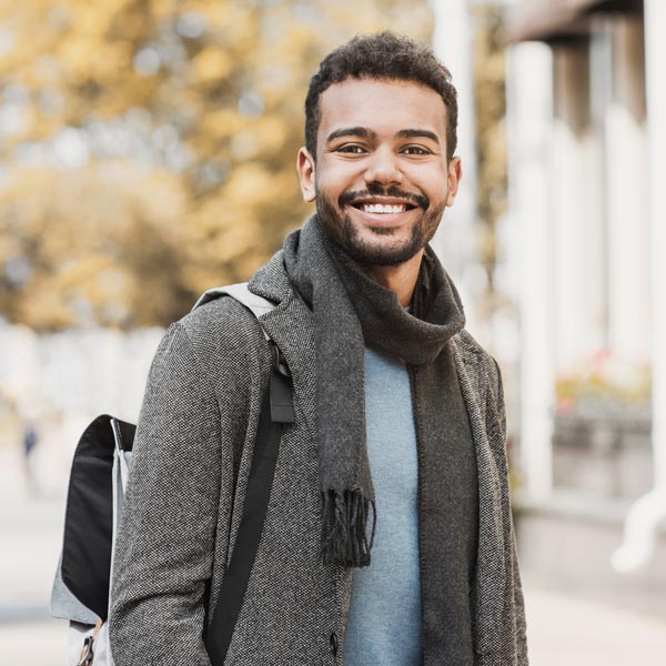 smiling young man